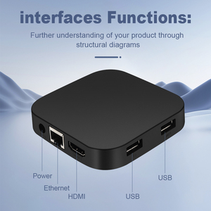 Q8 s905y4 Android tv box với 4K HD <span class=keywords><strong>media</strong></span> player thông minh bằng giọng nói điều khiển từ xa 4GB RAM 32GB ROM Quad Core Bộ vi xử lý Set Top Box - Product Image 6