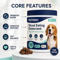 Vente en gros de friandises à mâcher pour chiens, soutien digestif, probiotiques, prébiotiques, complément alimentaire pour la santé intestinale des chiots, chiens adultes et chiens âgés, OEM