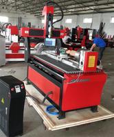 Routeur CNC rotatif 4ème axe 6015 Mach3 DSP, moteur unique, commande NC Studio, broche 1.5-2.2kW, pour la sculpture sur bois et les industries publicitaires