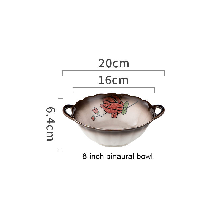 ชาม8นิ้วพร้อมหูสองข้าง