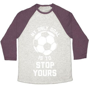 My Only Goal Is to Stop Yours Unisex Tri-Blend <b>Baseball</b> <b>Tee</b> - Product Image 4