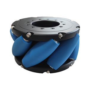 Preços acessíveis 11 Polegadas 375 milímetros Material Importado Mecanum Roda Capacidade de Carga Pesada <span class=keywords><strong>Omni</strong></span> Roda para agv Veículo Autônomo - Product Image 3