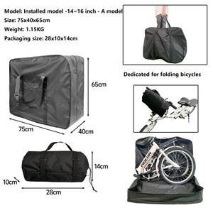 Sac de transport pour vélo pliable, sac de rangement pour vélo de voyage, étui de transport pour vélo de montagne - Product Image 4
