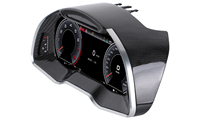Tableau de bord de voiture avec écran LCD de 12,3 pouces pour Audi R8 2007-2015, tableau de bord numérique, cockpit virtuel, panneau GPS, groupe d'instruments