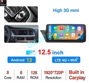 10.25 "8 + 256G Qualcomm Android 13 Cho Audi A4 A5 B8 2009 2016 Hệ Thống Thông Minh GPS Navigation Đa Phương Tiện Không Dây Carplay - Product Image 5