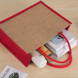 Bolsas de Yute Personalizadas para Compras, Bolsa de Arpillera de Gran Capacidad con Logotipo - Product Image 6