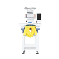 Machine à broder industrielle informatisée automatique à tête unique de haute qualité pour T-shirts et casquettes, 12-15 aiguilles, pour usage domestique
