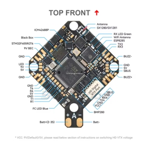 Module BETAFPV F4 2-3S 20A AIO FC <span class=keywords><strong>V1</strong></span> pour quadricoptère brushless Pavo <span class=keywords><strong>Pico</strong></span> HX115 SE Toothpick s - Product Image 5