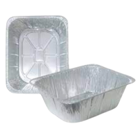 Rectangle 5200ml demi-taille plat de dinde extra profond plat de barbecue feuille de cuisson plateau plaque boîte feuille de papier d'aluminium casserole récipients alimentaires