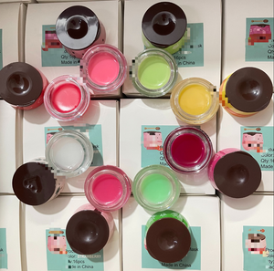 Bee Balm Honey Pot <strong>Lip</strong> Mask With Brush Moisturizing Hydrating Exfoliator for Dry and Cracked <strong>Lips</strong> ODM Beauty Makeup <strong>Lip</strong> Mask - Product Image 6