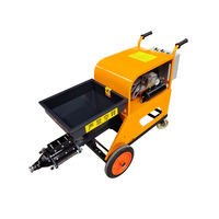 Machine à projeter le mortier et le ciment automatique 311 pour murs, 38 mm, avec pompe et composants essentiels du moteur