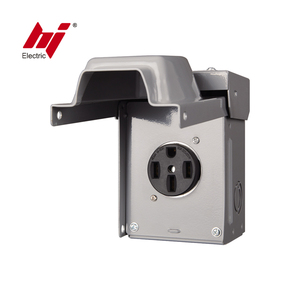 Hộp Ổ Cắm Điện <span class=keywords><strong>50</strong></span> Amp RV Kèm Theo, Ổ Cắm Điện Ngoài Trời Chịu Thời Tiết, Có Thể Khóa Kèm Theo, <span class=keywords><strong>Nema</strong></span> 14-<span class=keywords><strong>50</strong></span> - Product Image 2