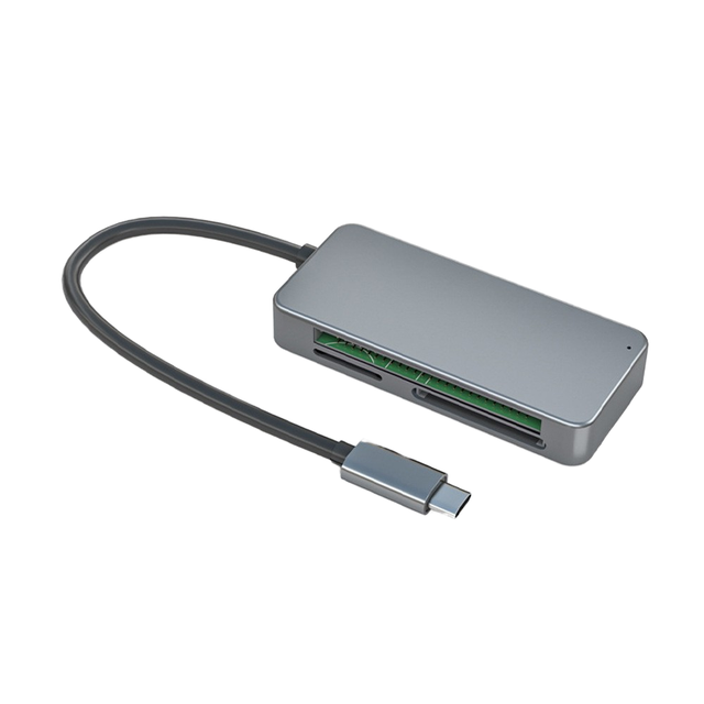 Cross-Border for Amazon USB 3.0 3-in-1 Dual-Use Type-C Card Reader External Installation Supports SD for Mobile Phones Computers