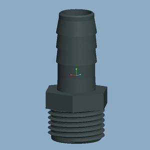 Jiyou G Npt M8 10 12 Threaded Plastic Pagoda Connector For <b>Rubber</b> Hose Fluid Piping Adapter With External Thread Connection - Product Image 1