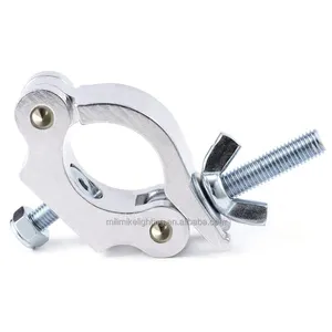 Big Size 65mm Pipe Aluminium Scaffolding Clamps Light Truss Hooks For DJ Lighting Projector Par Lamps Stage Light Spring Clamps