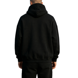 Sudadera Lisa de Bajo Costo Lista para Enviar, Sudadera Holgada de Algodón Grueso para Hombre, Ropa Deportiva Personalizada de Talla Grande - Product Image 2