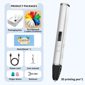 Lápiz de Impresión <span class=keywords><strong>3D</strong></span> con Filamento <span class=keywords><strong>PLA</strong></span>, Juego de Lápiz de Impresión <span class=keywords><strong>3D</strong></span> con Pantalla OLED de Temperatura, Lápiz de Dibujo Impresora <span class=keywords><strong>3D</strong></span> para Niños - Product Image 6