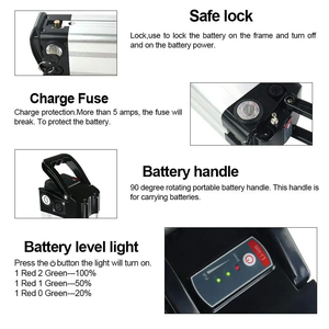 Paket Baterai Ebike 36v 48v 52v Baterai Li Ion untuk Sepeda Listrik untuk Kit Motor Bafang 500W 750W 1000W - Product Image 4