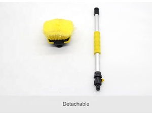 <span class=keywords><strong>Main</strong></span> Outils de Lavage brosse de lavage de voiture pneu <span class=keywords><strong>propre</strong></span> écoulement d'eau à travers la roue jante brosse - Product Image 3