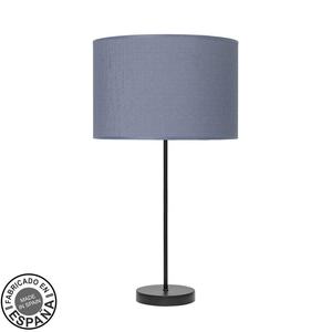Lampada da Tavolo Alta 1xE27 Nera/Blu 63x30x30cm - Illuminazione Decorativa per Spazi Moderni e Funzionalità in Ambienti - Product Image 1