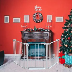 Prodigy sağlam Metal güvenlik koruma şömine çit kurulumu kolay bebek oyun bahçesinde küçük evcil hayvan çiti küçük hayvanlar için güvenli - Product Image 4