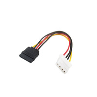 SATA perempuan untuk IDE Molex 4Pin perempuan HDD daya ekstensi IDE ke SATA untuk SATA Hard Drive HDD SSD