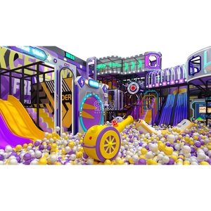Área de Juegos Interactiva para Niños en Parque Temático a Gran Escala, Área Deportiva Interior con Neón, Equipamiento de Juegos Suaves con Parque de Trampolines - Product Image 3
