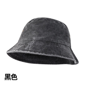 Retro Fisherman Hat Canvas Wide Brim Sun Hat Women's Spring Autumn Outdoor Cycling Bucket Hat Solid Color Adult - Product Image 4