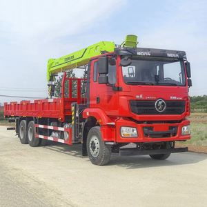 Grúa Montada en Camión Zoomlion de 14 Toneladas con Pluma de 5 Secciones, Camión de Transporte y Elevación Shacman Delong 6x4 con Doble Eje Trasero, Motor Weichai de 270HP - Product Image 3
