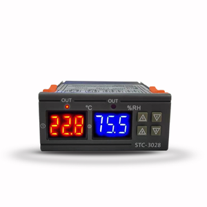 เครื่องควบคุมอุณหภูมิและความชื้น,เทอร์โมสแตทอุณหภูมิดิจิทัลLEDสองตัวกำลังไฟ10A (<span class=keywords><strong>12V</strong></span> 24V 110V-220V) ที่ใช้ในการควบคุมอุณหภูมิและความชื้นไฟLED (<span class=keywords><strong>12V</strong></span> 24V) - Product Image 3