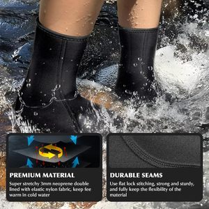 Calzini Premium 3mm Aqua per gli sport da spiaggia a prova di sabbia per acqua per nuoto surf da spiaggia calzini - Product Image 5