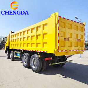 Camion benne HOWO 8x4 2020, 375 CV, 50T <span class=keywords><strong>de</strong></span> puissance, cabine FRESH, 12 roues, avec benne à levage avant carrée - Product Image 4