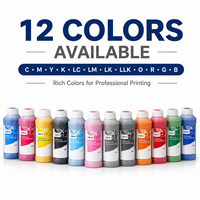 Encre d'impression éco-solvant 1L compatible avec les imprimantes Epson pour impression publicitaire sur toile enduite, toile maillée et caisson lumineux