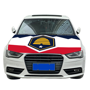 2026 couverture de capot de voiture nationale abordable drapeau nouveau Utah état voiture moteur couverture drapeau usine vente directe Polyester <span class=keywords><strong>tissu</strong></span> - Product Image 4