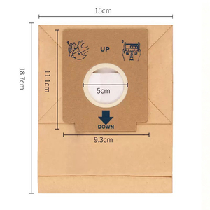 Lot de 10 sacs filtrants en papier pour aspirateur <span class=keywords><strong>robot</strong></span>, écologiques, haute efficacité, pièces compatibles <span class=keywords><strong>Electrolux</strong></span> Z1480 Zc1120R Zmo1510 - Product Image 2