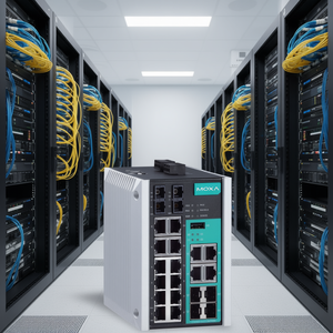 Switch Ethernet Industrial Gigabit Administrado Moxa EDS-518E-MM-SC-4GTXSFP de 18 Puertos - Product Image 3