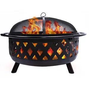 36 Inch Garden Patio Fire Pit Outdoor Wood Burning Fire Pit