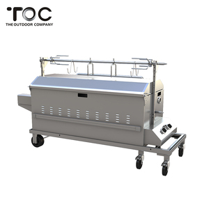 Grande al aire libre de acero inoxidable comercial al aire libre escupir <span class=keywords><strong>asador</strong></span> barbacoa cerdo tostador - Product Image 1