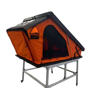 Tente de toit légère en <span class=keywords><strong>aluminium</strong></span> pour <span class=keywords><strong>camping</strong></span>, tente de toit automatique à coque rigide pour voiture - Product Image 3