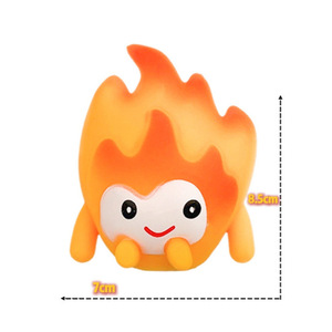 " Juguetes antiestrés Little Fireman Squeeze Fun Release, un popular personaje de internet para aliviar el estrés, Spark Man Squeeze Office - Product Image 6