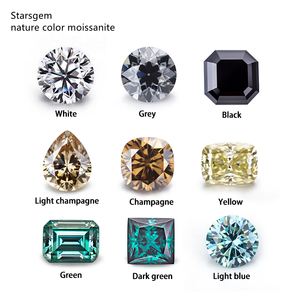 Starsgem-moissanita de 1 quilate, Diamante de moissanita auténtico, 6,5mm, precio al por mayor - Product Image 4