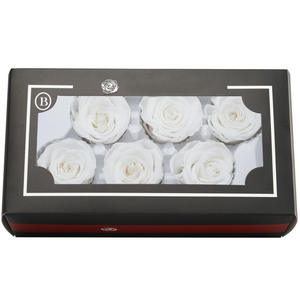 Vente en gros de roses éternelles rouges et roses bon marché, très vendues en 2024, fleurs préservées de 5 à 6 cm dans une boîte, pour la Saint-Valentin, la remise des diplômes, Noël - Product Image 2