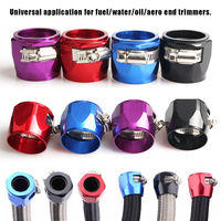Colliers de serrage universels pour tuyaux hexagonaux de voiture AN4 AN6 AN8 AN10 AN12, collier de serrage pour radiateur modifié, clip pour tuyau de carburant, boucle pour tuyau, collier de serrage pour extrémité d'huile