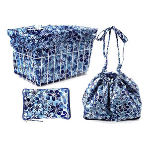 Doublure de <span class=keywords><strong>panier</strong></span> de vélo imperméable à motif personnalisé 2 en 1 Sac fourre-tout <span class=keywords><strong>Panier</strong></span> de vélo léger pour le rangement Couverture de <span class=keywords><strong>panier</strong></span> de vélo avant pour unisexe quotidien - Product Image 1