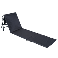 Chaise de camping pliable réglable, durable, légère, portable, en métal, pour l'extérieur, la plage, en tissu Oxford 600D, résistante à l'humidité