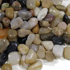 Pebble Factory Supply Mixed Pebble Stone Natural Polished Pebble For Garden