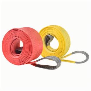 Imbracatura per occhi e occhi piatti in poliestere 5t certificata CE per la movimentazione di travi in calcestruzzo - Product Image 5