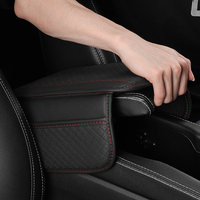 Coussin d'accoudoir de voiture en cuir à mémoire de forme, housse de coussin de console centrale respirante et confortable, pour BMW Toyota Honda