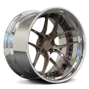 ล้อฟอร์จ Forgex แบบ 2 ชิ้น ขอบลึก ลายตาข่าย ขนาด 18/19/20 นิ้ว 5x112 5x120 5x114.3 ล้ออัลลอย สำหรับ BMW Audi Mercedes Nissan Infiniti - Product Image 3
