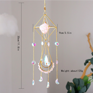 천연 크리스탈 수제 행잉 선캐쳐 크리스탈 선캐쳐 행잉 선캐쳐 프리즘 레인보우메이커 - Product Image 2
